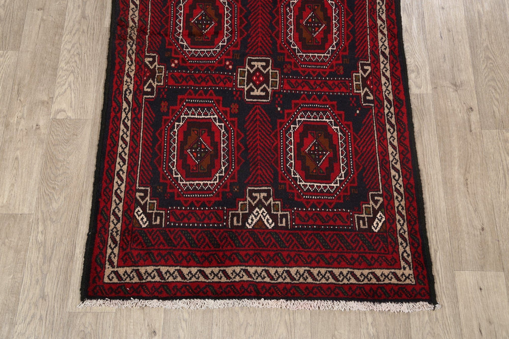 Balouch Afghan Oriental Area Rug 3x6