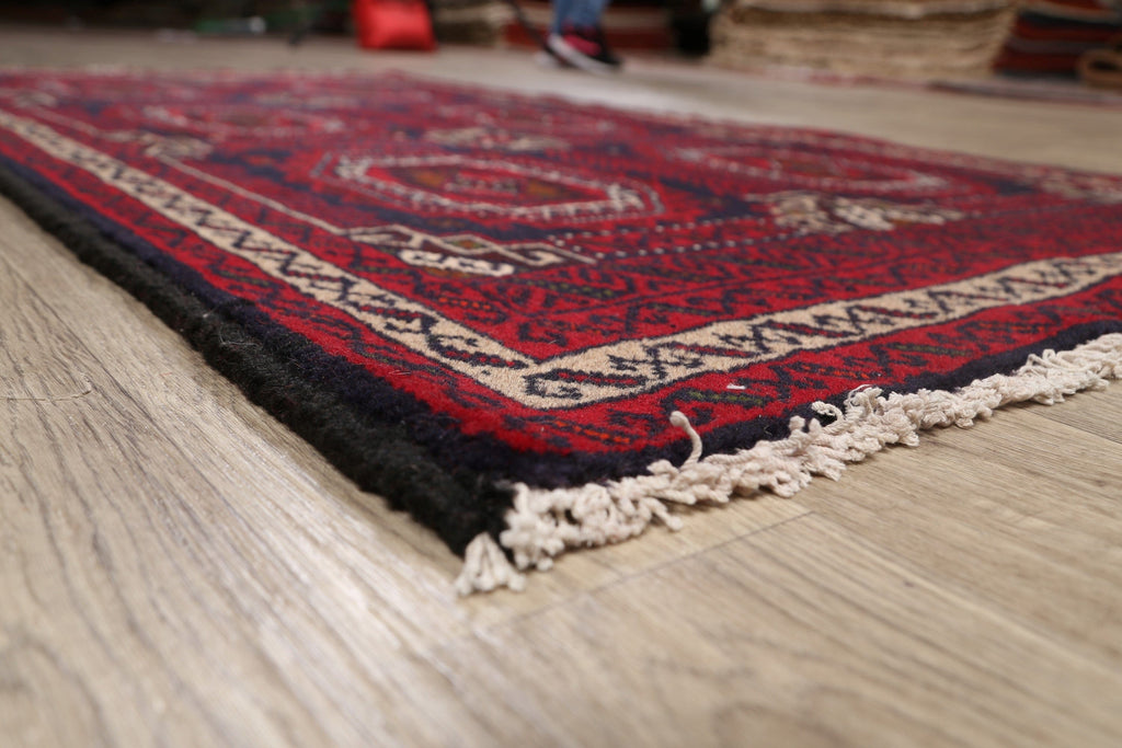 Balouch Afghan Oriental Area Rug 3x6