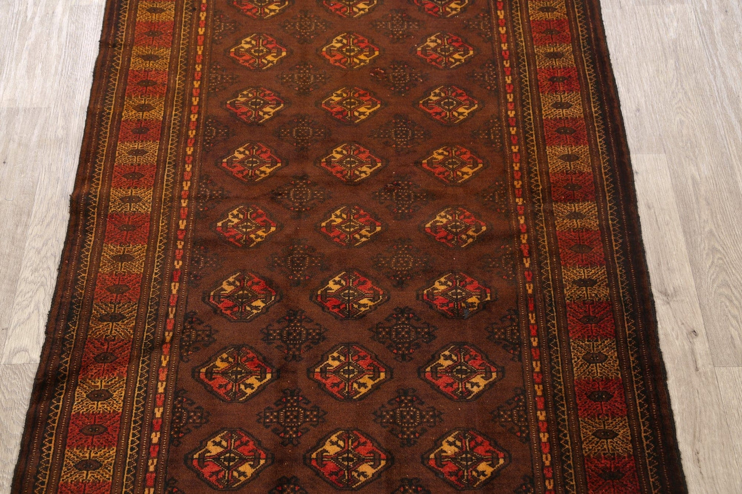 Geometric Balouch Afghan Oriental Area Rug 4x7