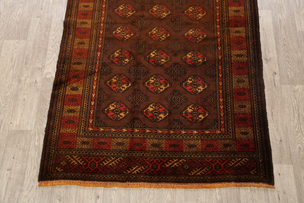 Geometric Balouch Afghan Oriental Area Rug 4x7