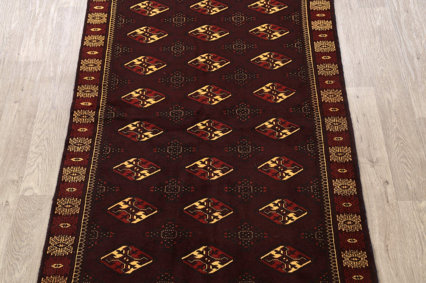 Geometric Bokhara Oriental Area Rug 4x6