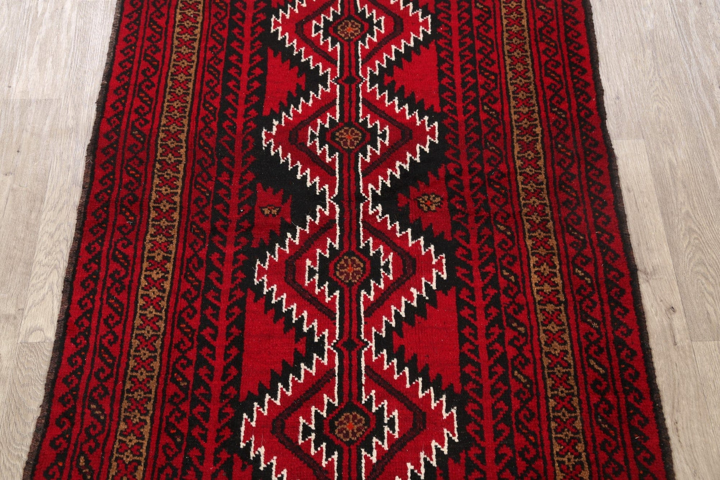 Geometric Balouch Afghan Oriental Area Rug 4x6