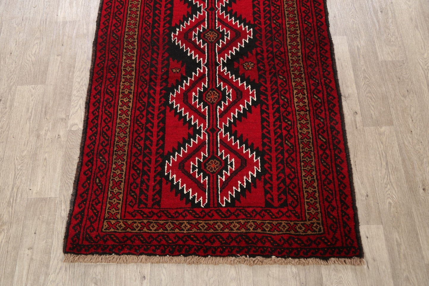 Geometric Balouch Afghan Oriental Area Rug 4x6