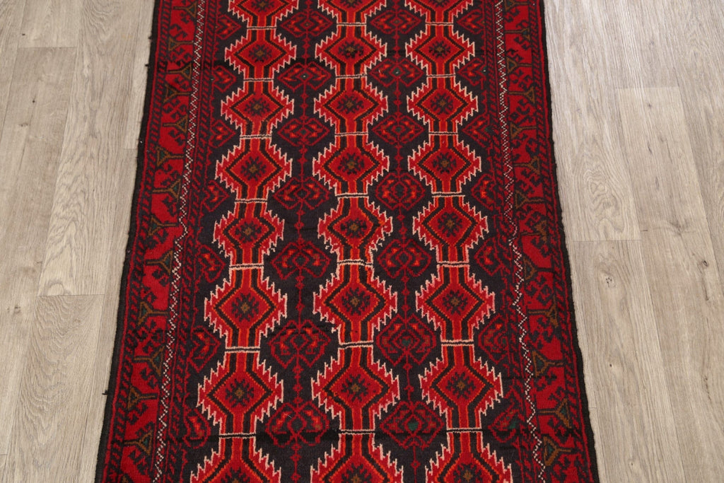 Geometric Balouch Afghan Oriental Area Rug 3x5