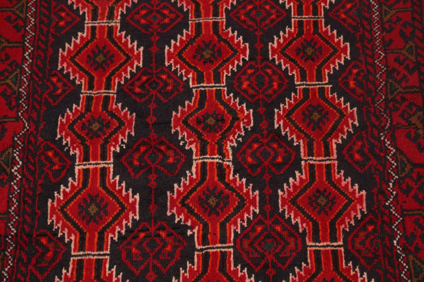 Geometric Balouch Afghan Oriental Area Rug 3x5