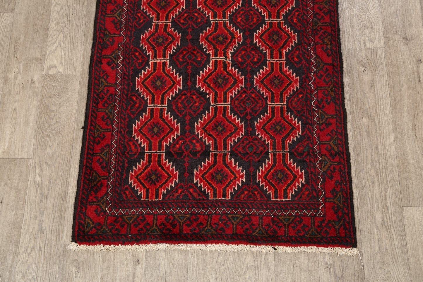 Geometric Balouch Afghan Oriental Area Rug 3x5