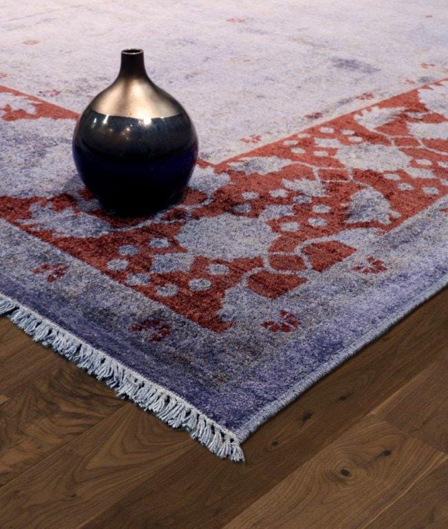 Overdyes Collection Hand-Knotted Wool Area Rug- 9' 3" X 12' 4"