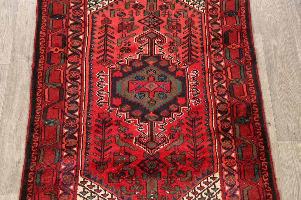 Tribal Hamedan Persian Area Rug 3x5