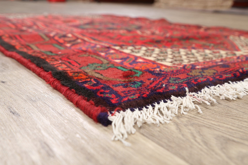 Tribal Hamedan Persian Area Rug 3x5