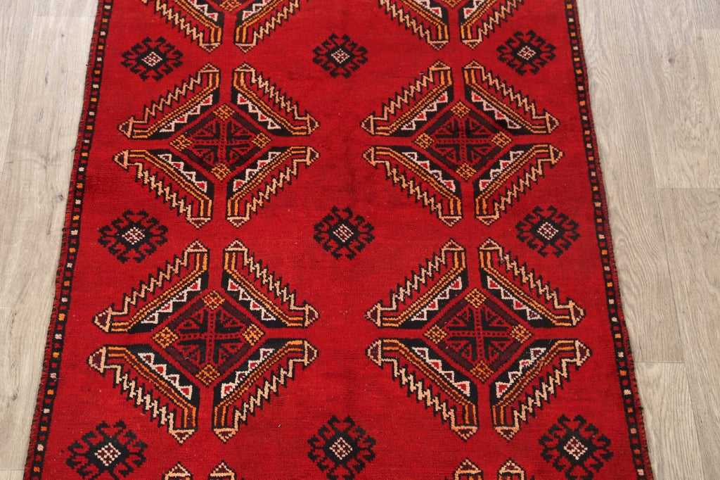 Geometric Ferdos Persian Area Rug 4x5