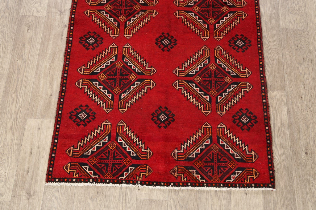 Geometric Ferdos Persian Area Rug 4x5