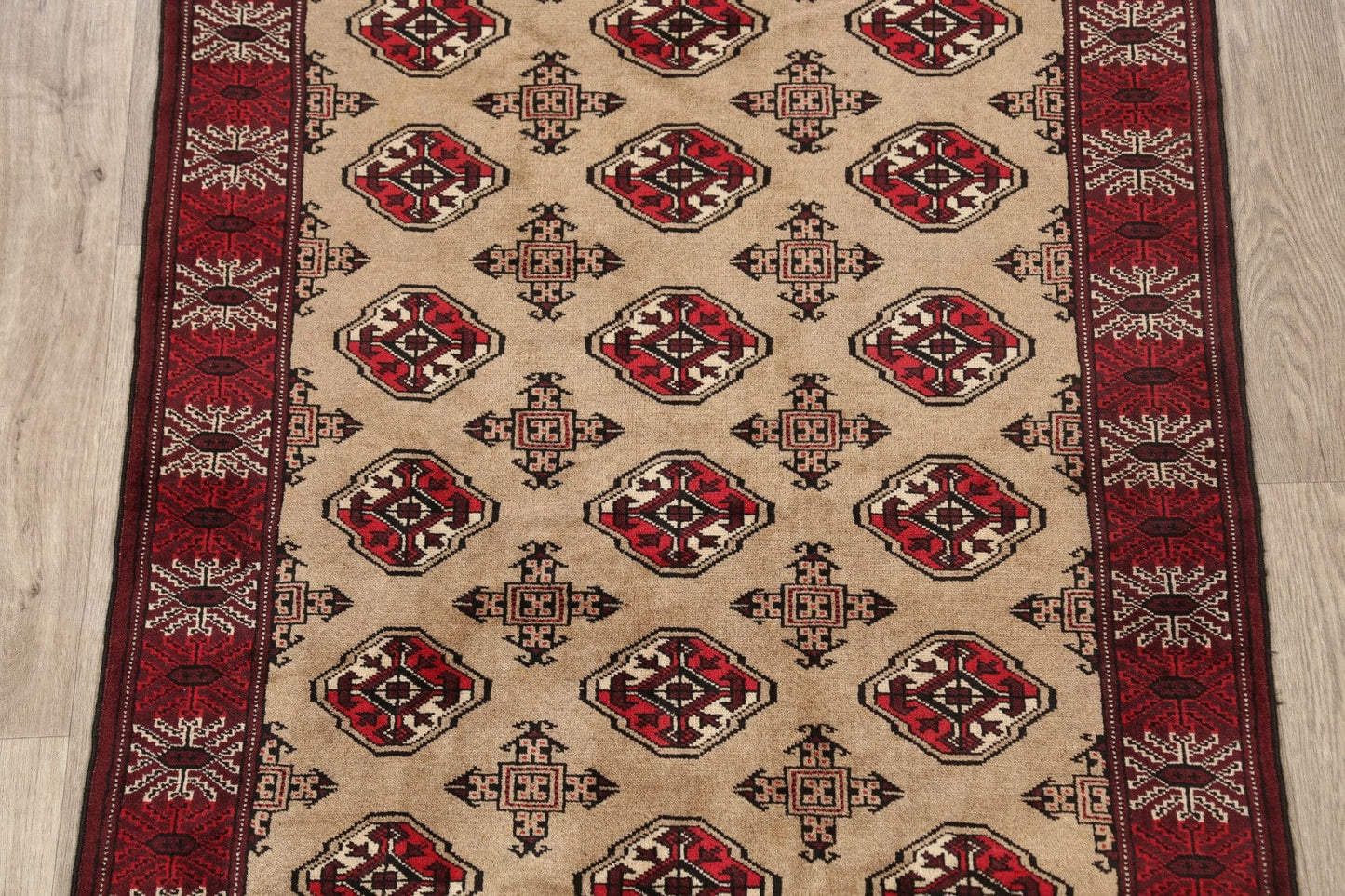 Geometric Bokhara Oriental Area Rug 3x4