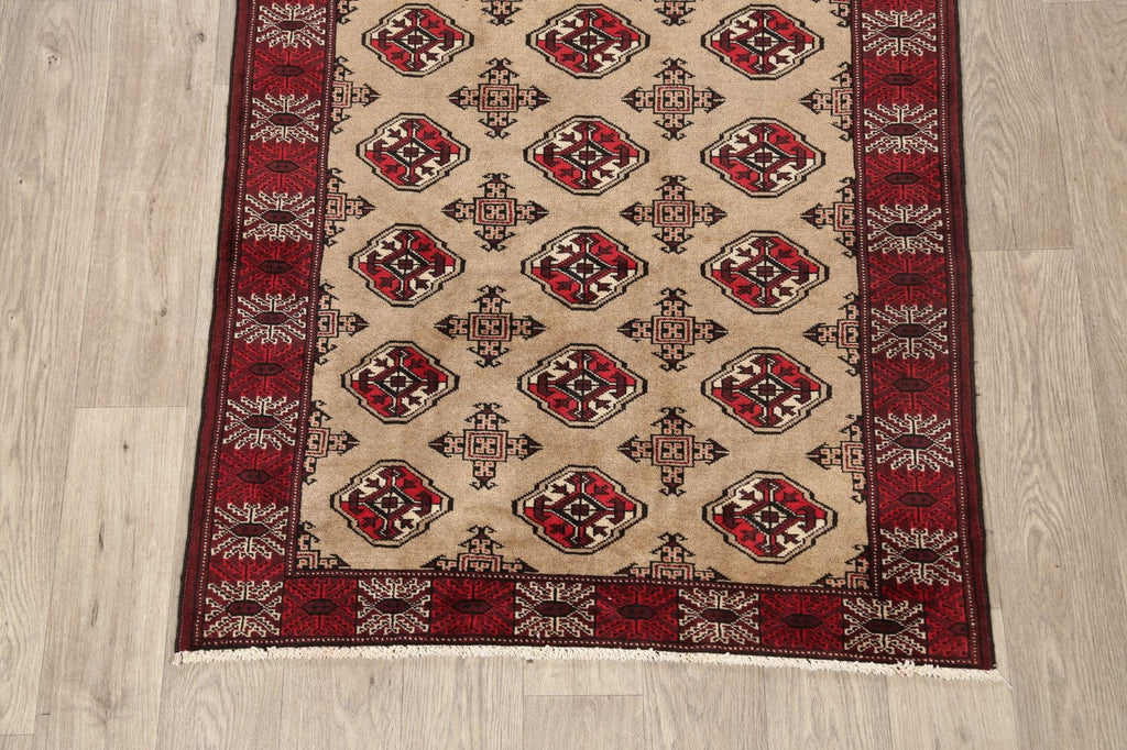 Geometric Bokhara Oriental Area Rug 3x4