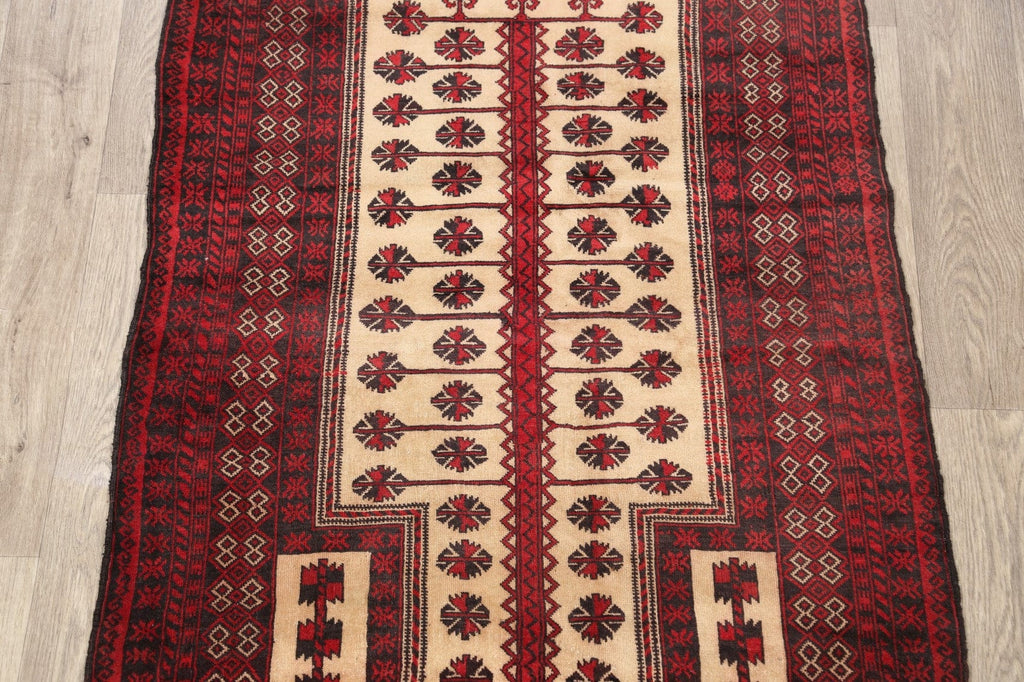 Tribal Balouch Afghan Oriental Area Rug 3x5