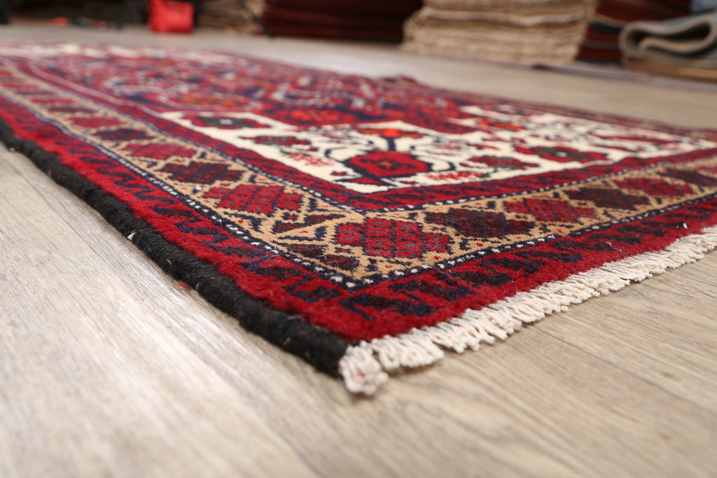 Balouch Afghan Oriental Runner Rug 3x7