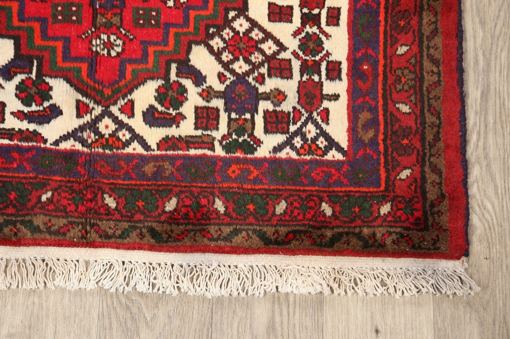 Tribal Hamedan Persian Area Rug 3x5