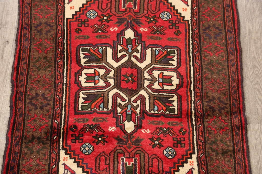 Tribal Hamedan Persian Area Rug 3x5