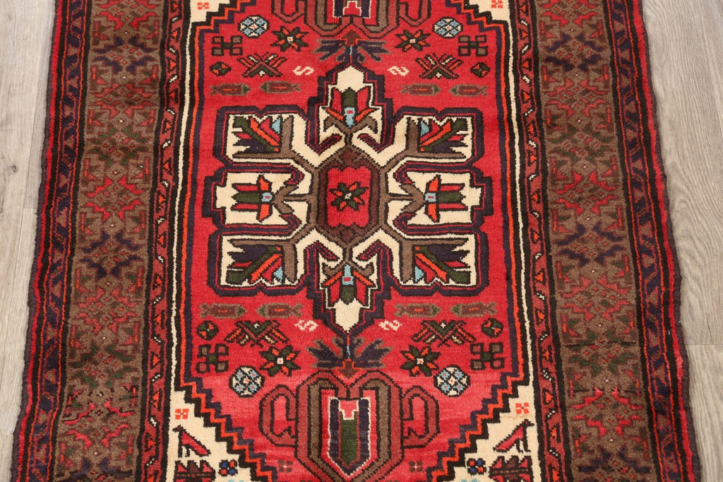 Tribal Hamedan Persian Area Rug 3x5