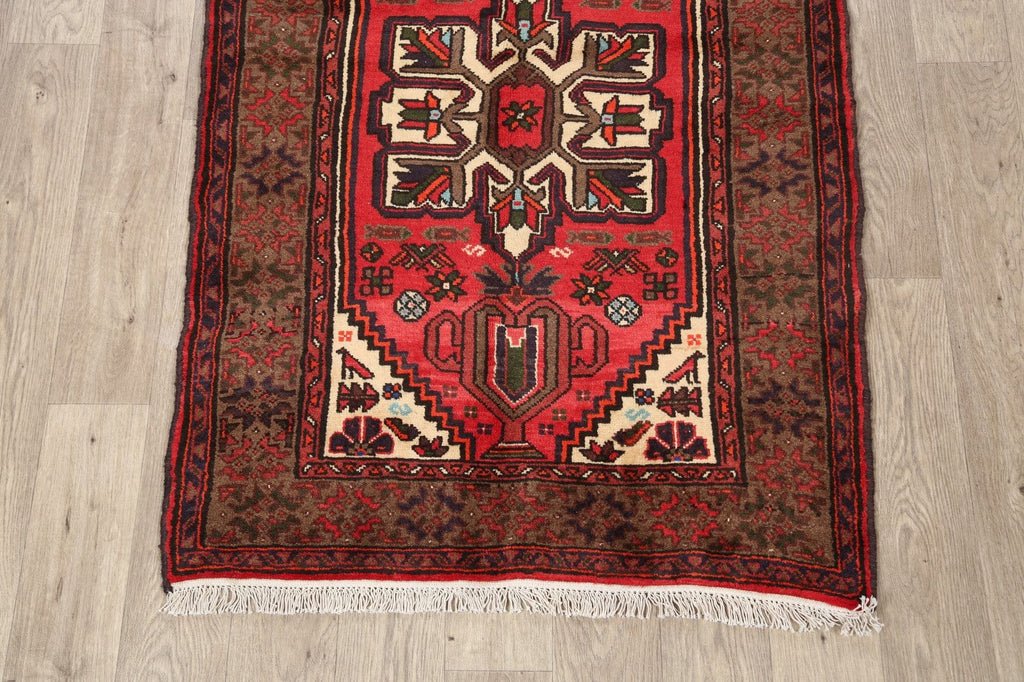 Tribal Hamedan Persian Area Rug 3x5