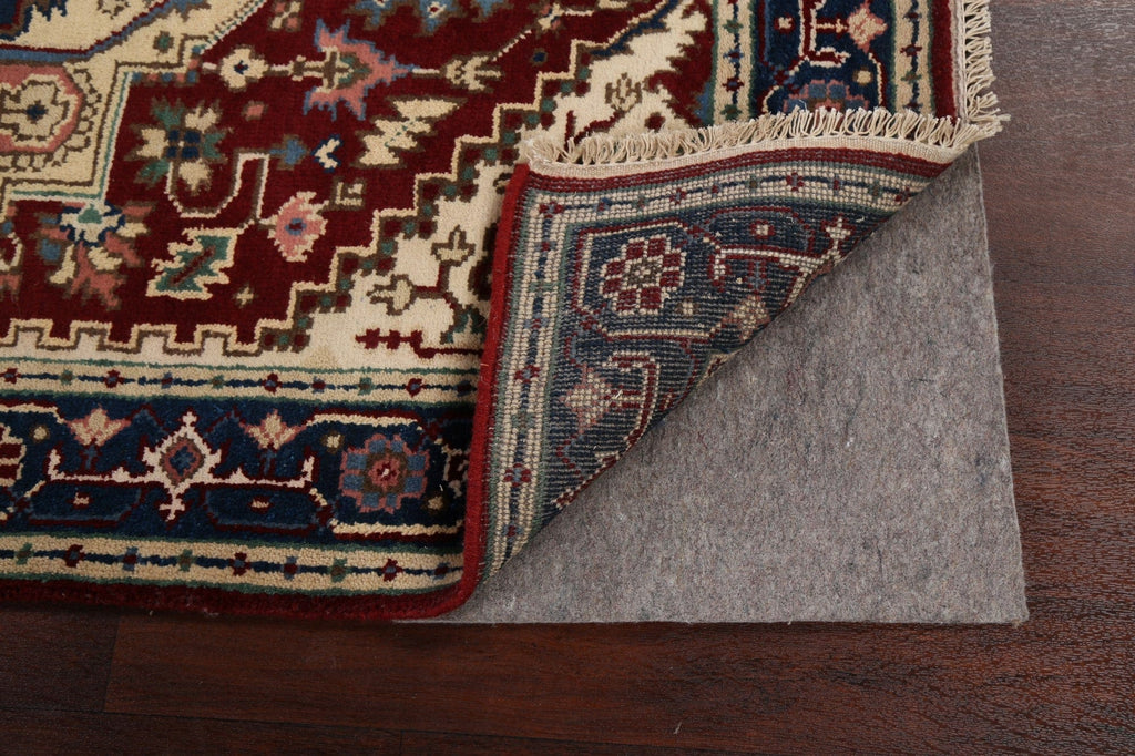 Geometric Heriz Oriental Area Rug 4x6