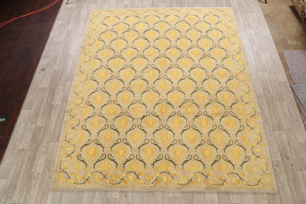 Floral Modern Oriental Area Rug 9x11