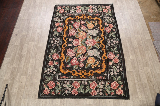 Floral Kilim Oriental Area Rug 7x10