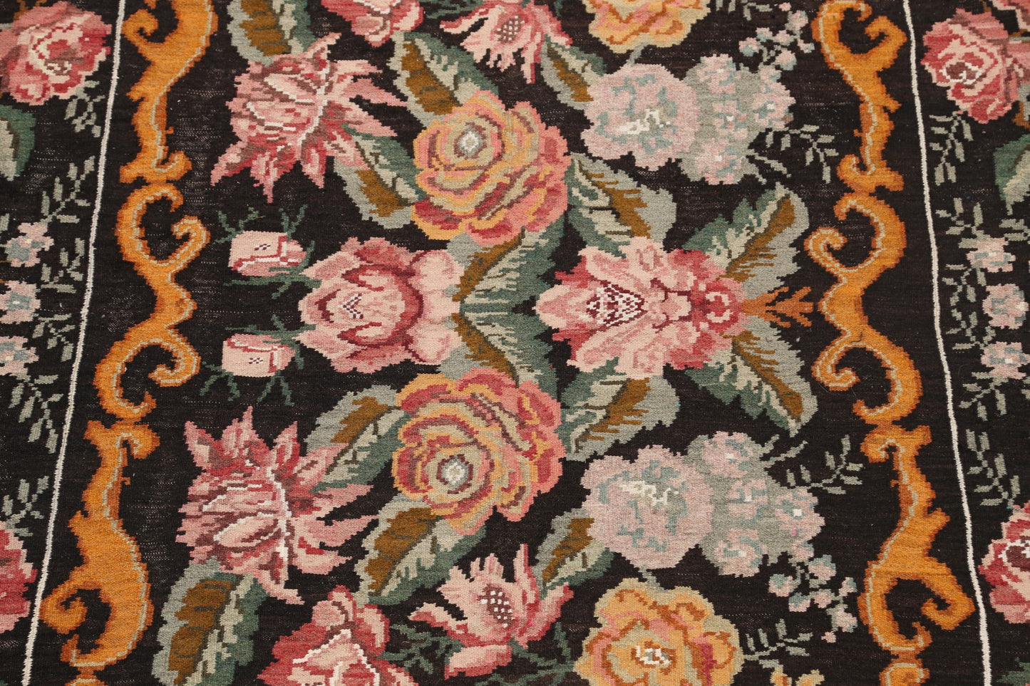 Floral Kilim Oriental Area Rug 7x10