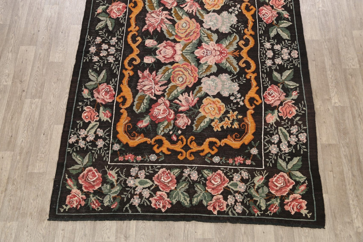 Floral Kilim Oriental Area Rug 7x10