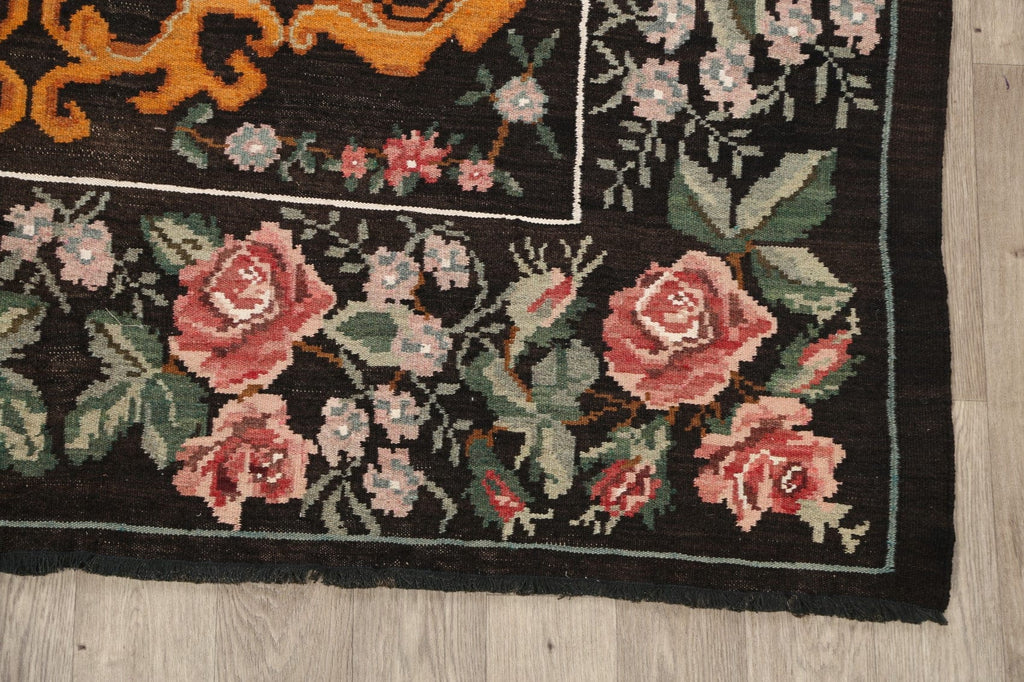 Floral Kilim Oriental Area Rug 7x10