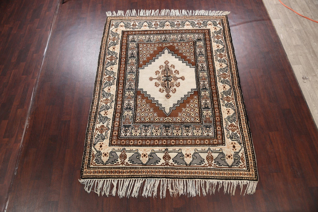 Moroccan Oriental Area Rug 7x9