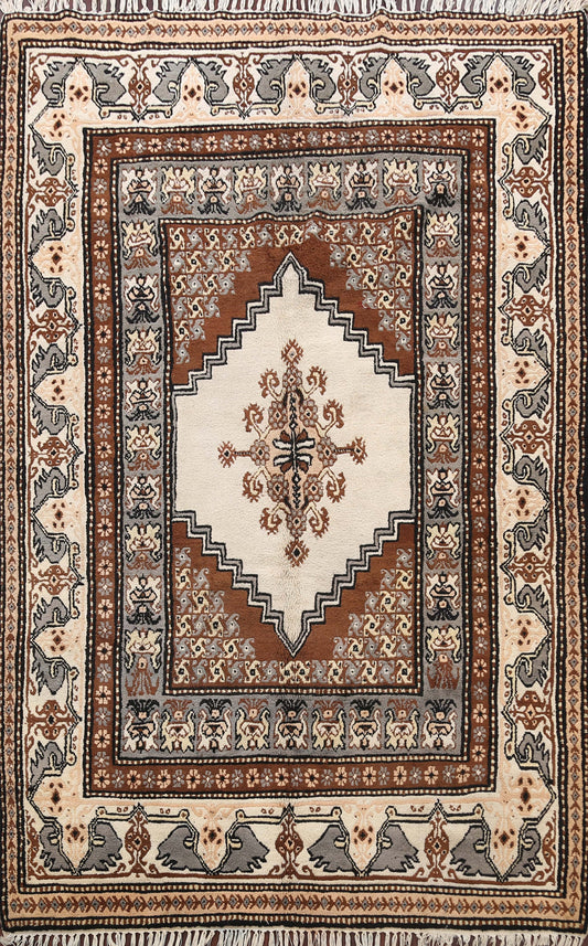 Moroccan Oriental Area Rug 7x9