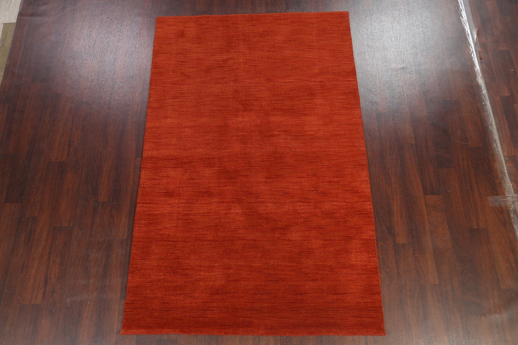 Gabbeh Oriental Area Rug Wool 5x8