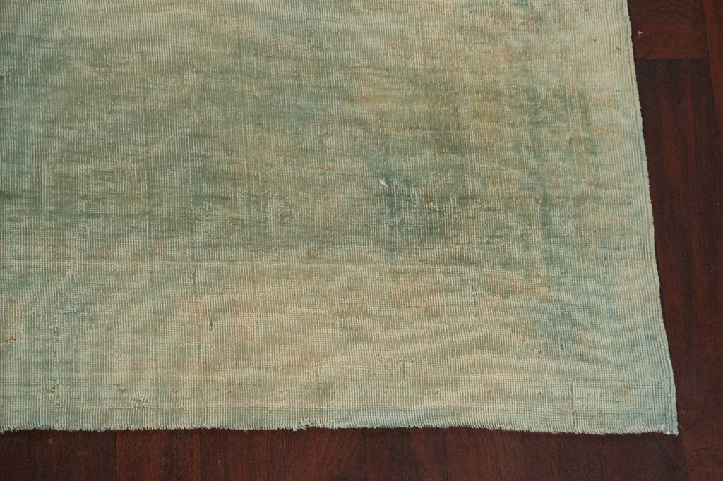 Muted Distressed Oushak Egyptian Area Rug 7x11