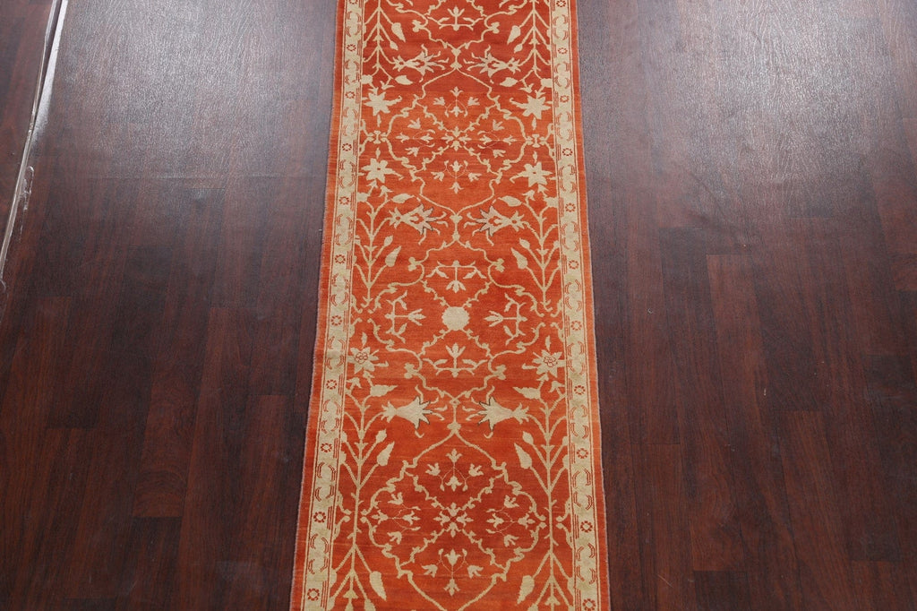 Egyptian Oushak Oriental Runner Rug 3x11