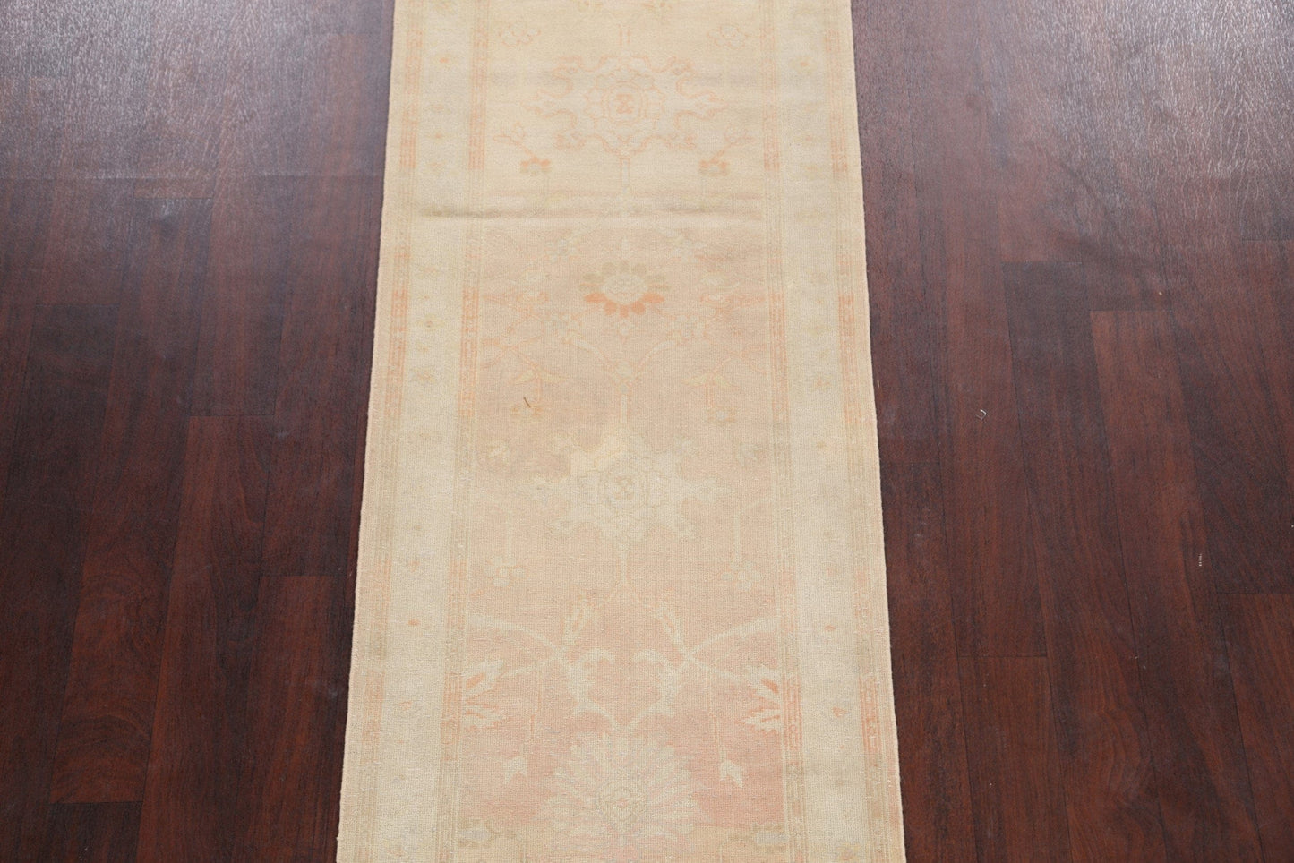 Egyptian Oushak Oriental Runner Rug 3x14