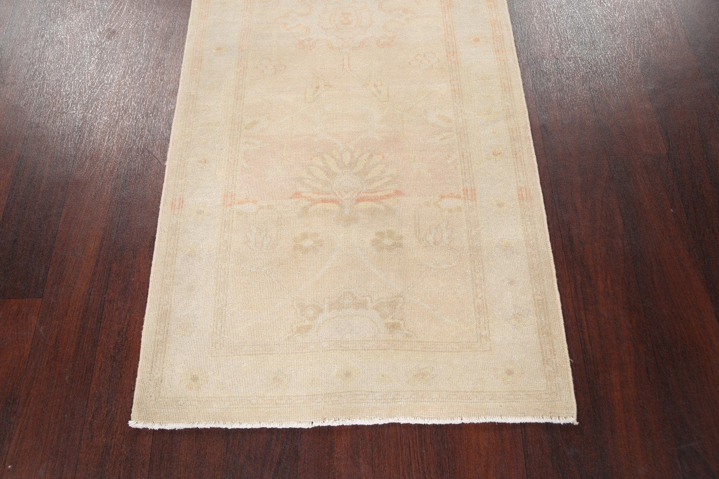 Egyptian Oushak Oriental Runner Rug 3x14