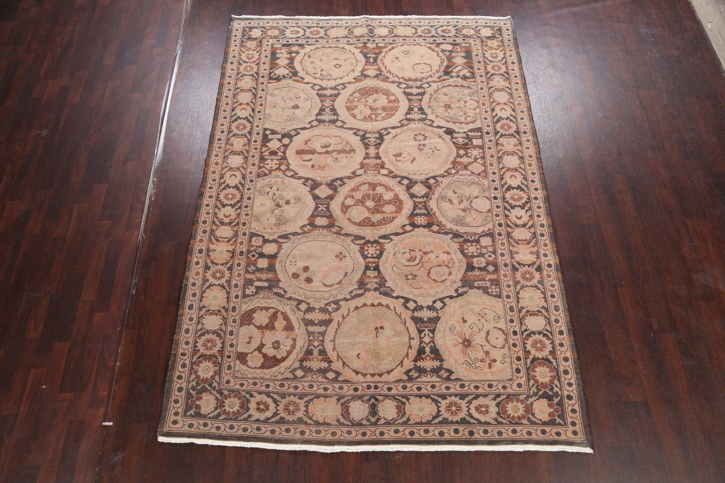 Floral Oushak Egyptian Area Rug 7x10