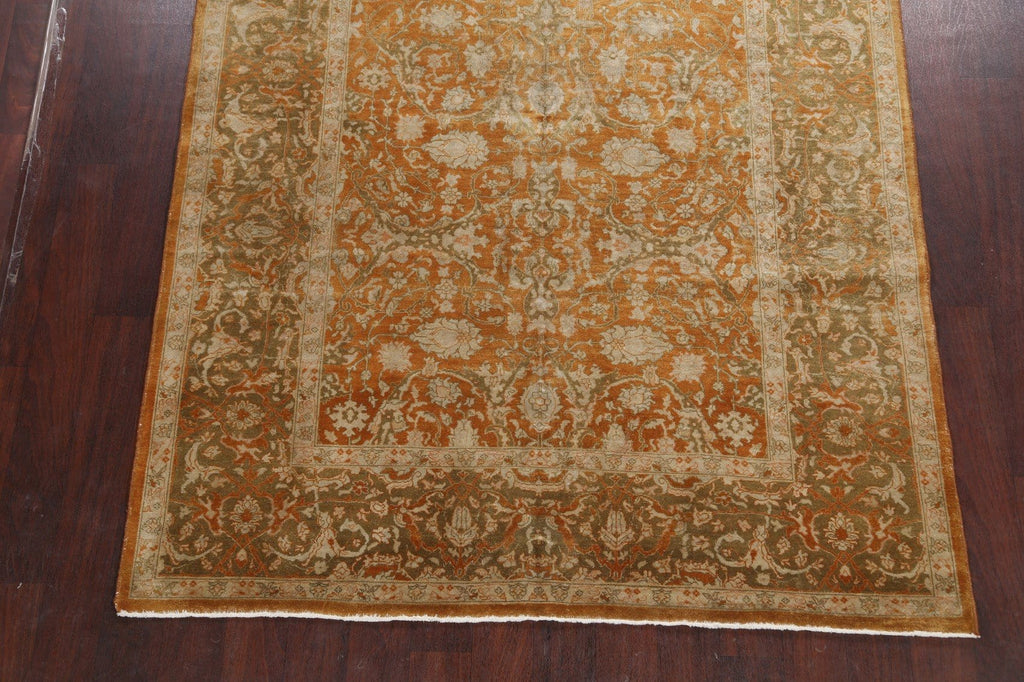 Floral Oushak Egyptian Area Rug 6x9