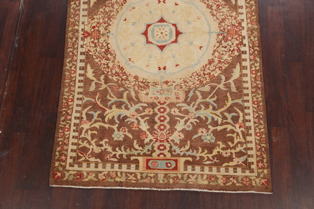 Floral Oushak Egyptian Area Rug 5x8