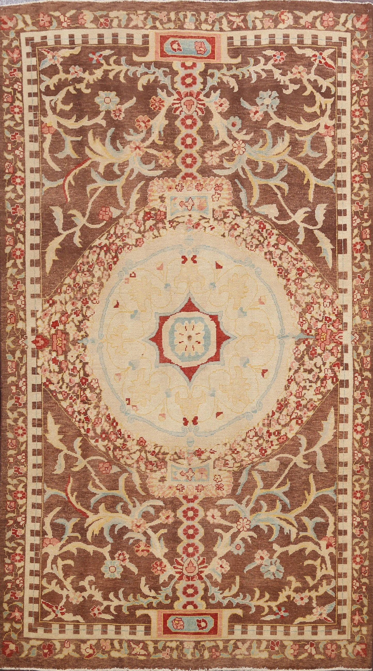 Floral Oushak Egyptian Area Rug 5x8