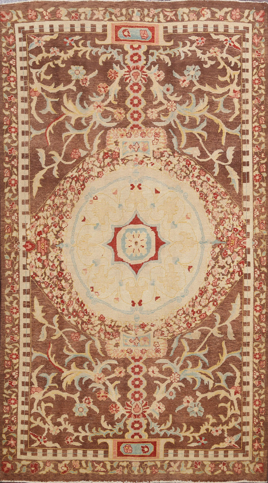 Floral Oushak Egyptian Area Rug 5x8