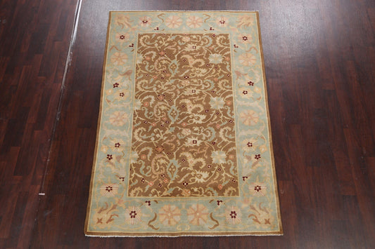 Floral Oushak Egyptian Area Rug 5x8