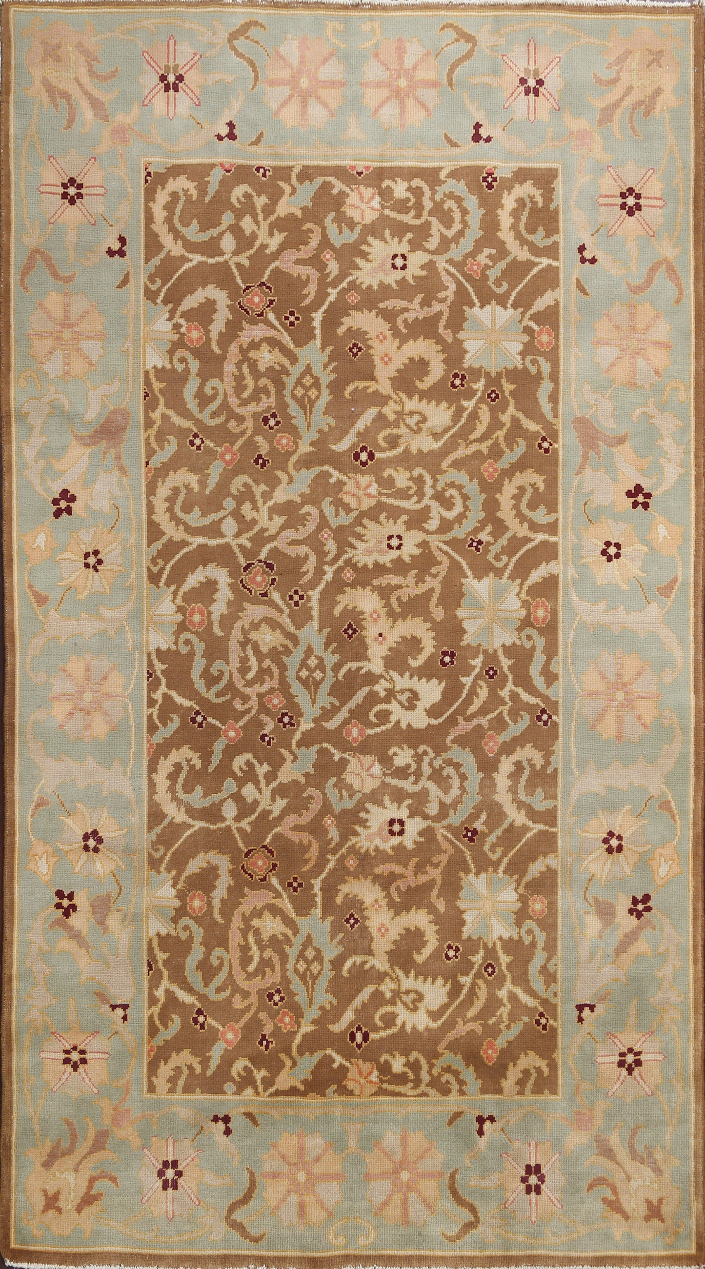 Floral Oushak Egyptian Area Rug 5x8