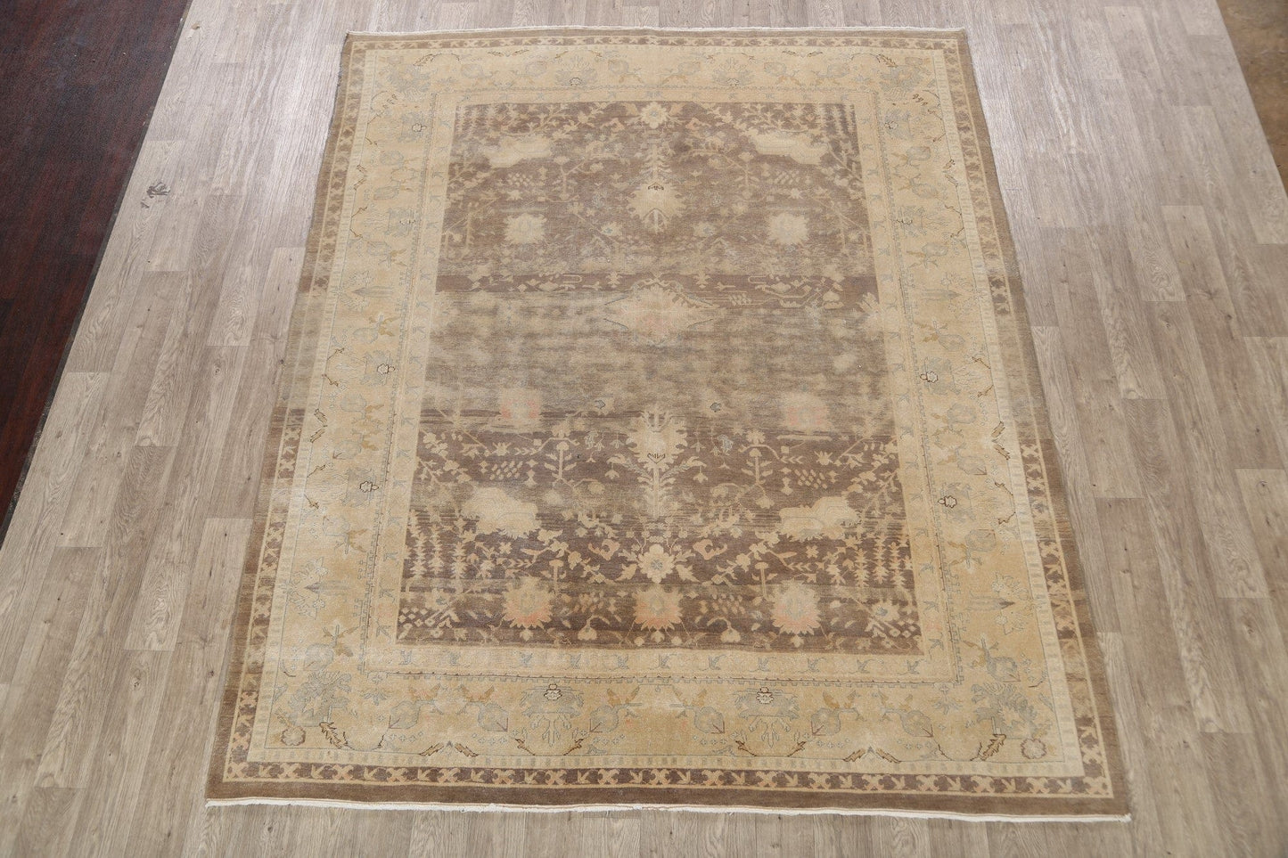 Antique Turkish Oushak Oriental Area Rug 8x9