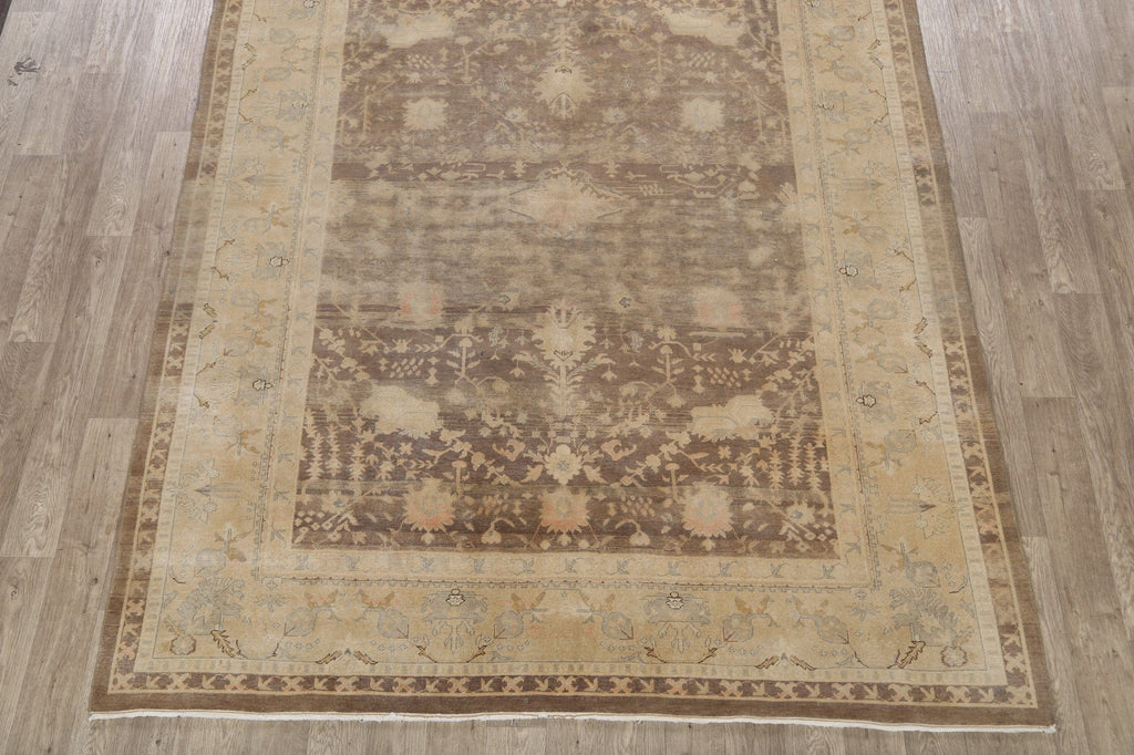 Antique Turkish Oushak Oriental Area Rug 8x9