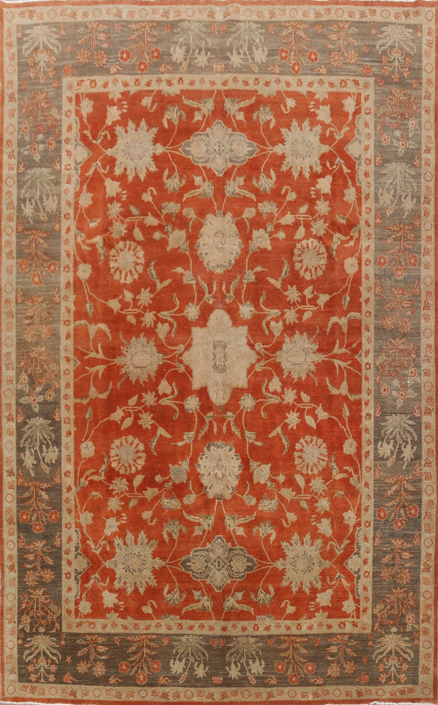 Vegetable Dye Oushak Oriental Area Rug 8x10