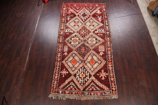 Tribal Moroccan Oriental Area Rug 5x11