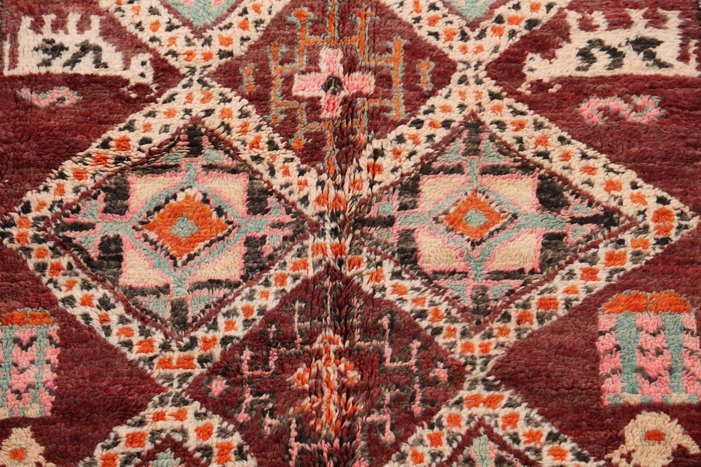 Tribal Moroccan Oriental Area Rug 5x11