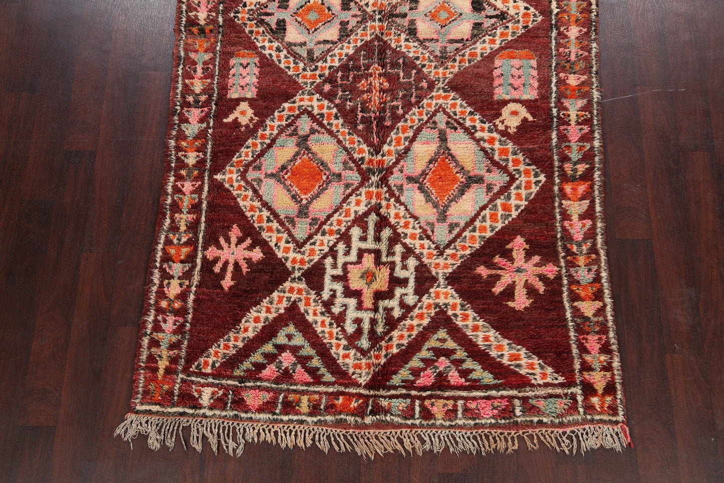 Tribal Moroccan Oriental Area Rug 5x11