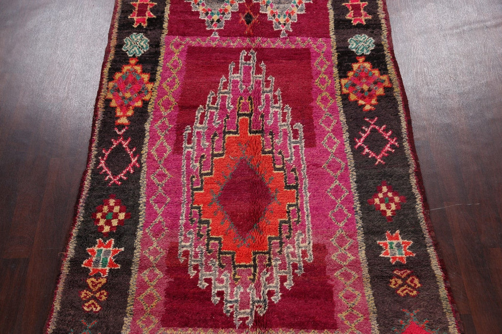 Geometric Moroccan Oriental Runner Rug 6x13